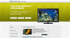 Desktop Screenshot of ledteve.hu